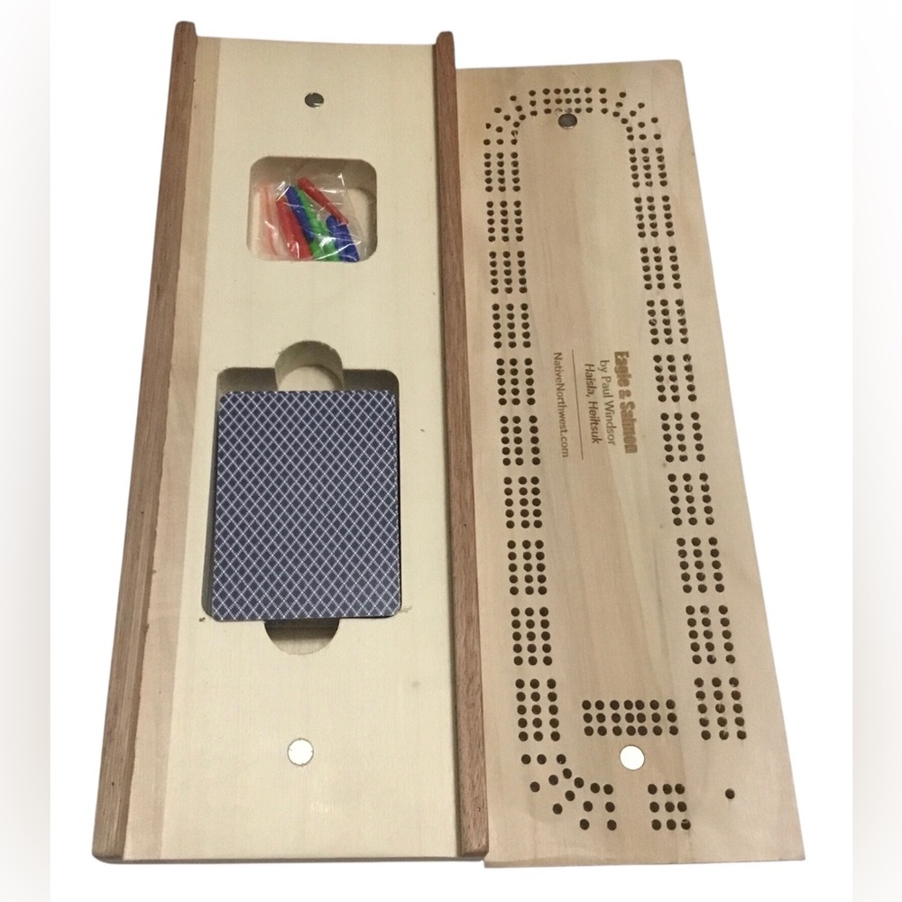 Native Northwest Cribbage Board - Picture 3 of 7